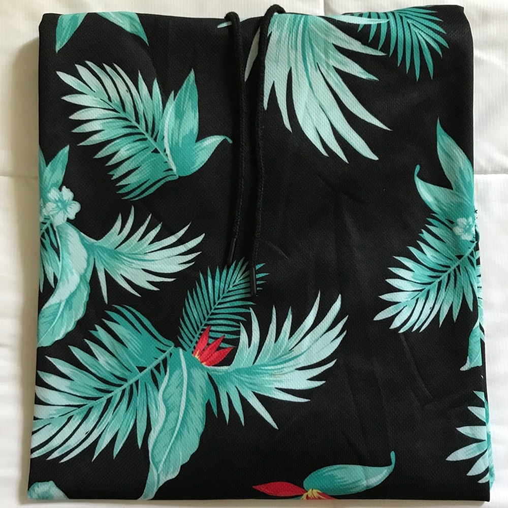 Tropical Print Hoodie